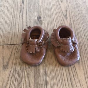 Toddler freshly picked moccasins